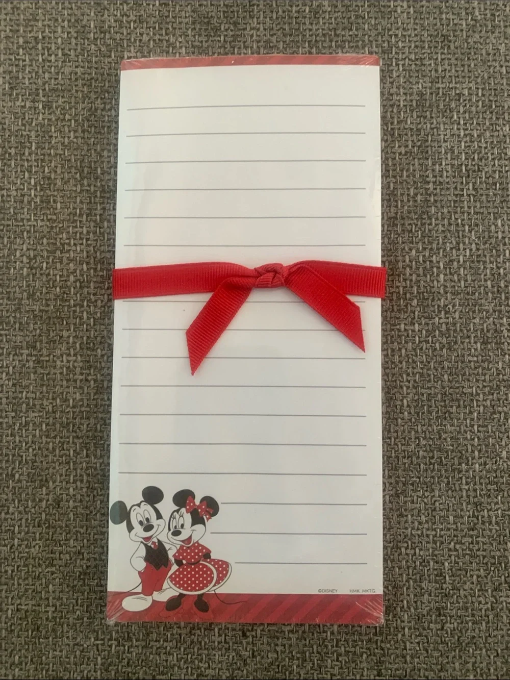 Hallmark notepad featuring